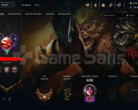 484 LEVEL / 423 SKIN / FULL HERO / +MAIL