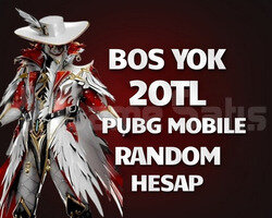 BOS YOK | 20TL PUBG RANDOM HESAP ULTRAVİP++