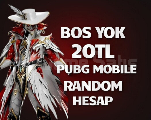 BOS YOK | 20TL PUBG RANDOM HESAP ULTRAVİP++