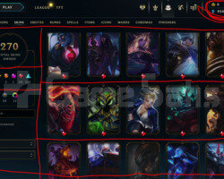 355 LEVEL / 270 SKIN / 163 HERO / +MAIL / +TELEFON