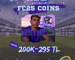 FC25 Coins - 200K/295 TL VERGİ VE KOMİSYON BİZDEN