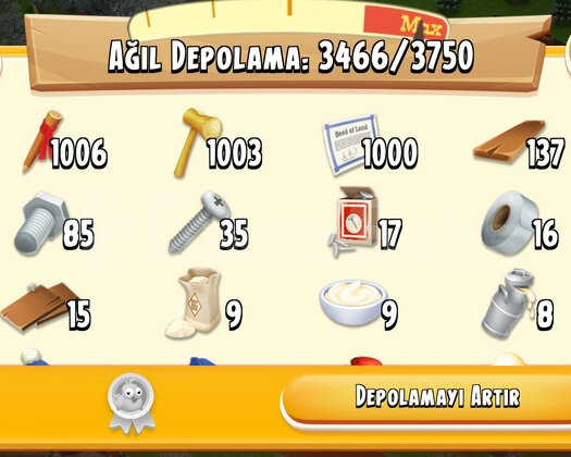 22 LVL 3750+ DEPOLU İÇİ ARAZI DOLU OYUN
