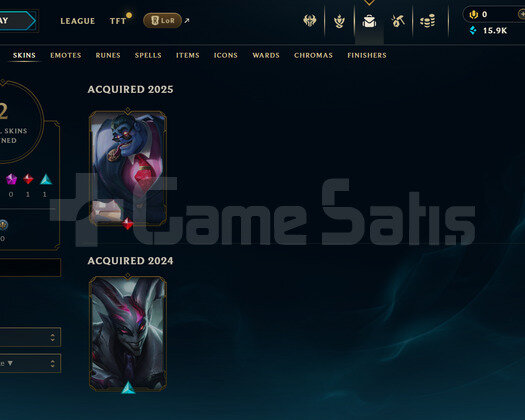 TR Unranked | 2 Kostüm - 15K Mö | LoL Hesap