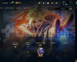TR Unranked | 3 Kostüm - 13K Mö | LoL Hesap