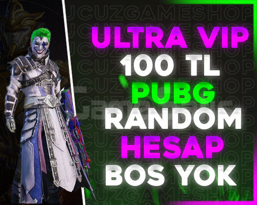 DOPDOLU | 100TL PUBG RANDOM HESAP ULTRAVİP++