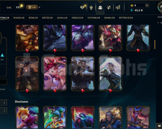 228 LEVEL / 122 SKİN / 167 HERO +MAİL +TELEFON