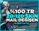 KESİN TR 20-120 SKİN Mail Değişen Vip Random