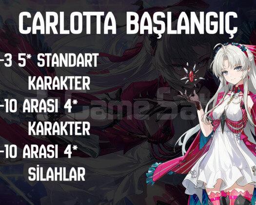 EU | UL4-9 Carlotta - Temiz Başlangıç Hesapları