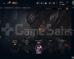 TR Unranked | 10 Kostüm - 35 Hero | LoL Hesap