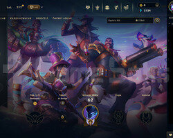 TR Unranked | 6 Kostüm - 27 Hero | LoL Hesap