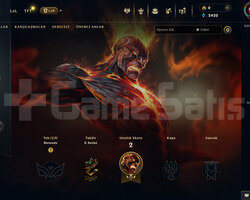 TR Unranked | 1 Kostüm - 36 Hero | LoL Hesap
