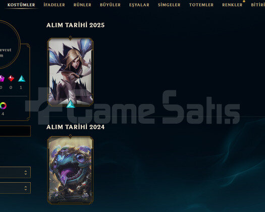 TR Unranked | 2 Kostüm - 26 Hero | LoL Hesap