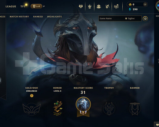 EUW Unranked | 1 Kostüm - 27 Hero | LoL Hesap