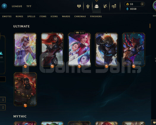 1237 LEVEL / 587 SKIN / FULL HERO / +MAIL
