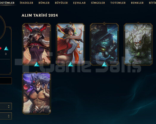 EUW Unranked | 6 Kostüm - 40 Hero | LoL Hesap