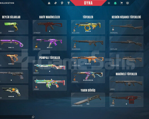 TR BÖLGE - BAYONET - 2 PREMİUM VANDAL - 3 BP
