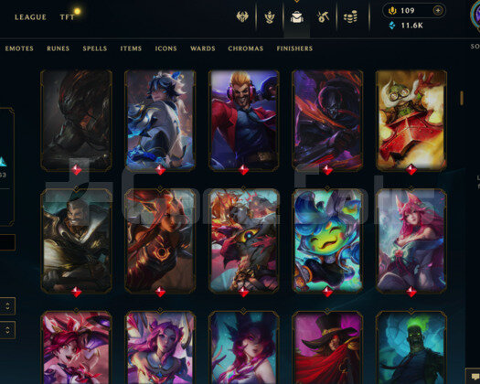 772 LEVEL / 341 SKIN / FULL HERO / 109 RP / +MAIL