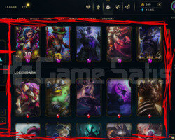772 LEVEL / 341 SKIN / FULL HERO / 109 RP / +MAIL