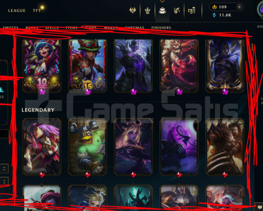 772 LEVEL / 341 SKIN / FULL HERO / 109 RP / +MAIL