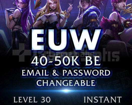 EUW SINIRSIZ GARANTİLİ 40-50K MAVİ ÖZ UNRANKED