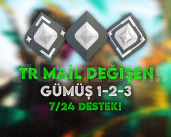 TR - SİLVER - MAİL DEĞİŞEN - GÜMÜŞ + 20 LEVEL
