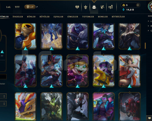 TR / 362 LEVEL / 163 SKİN / 169 HERO +MAİL