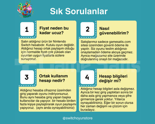 Nintendo Switch İstediğiniz 3 Oyun