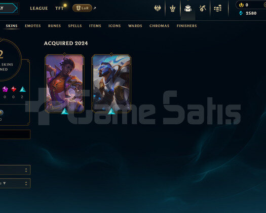 EUW Unranked | 2 Kostüm - 30 Hero | LoL Hesap