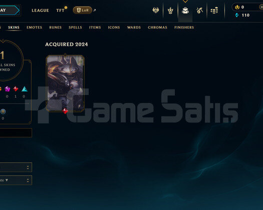 EUW Unranked | 1 Kostüm - 22 Hero | LoL Hesap