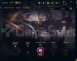 EUW Unranked | 1 Kostüm - 22 Hero | LoL Hesap