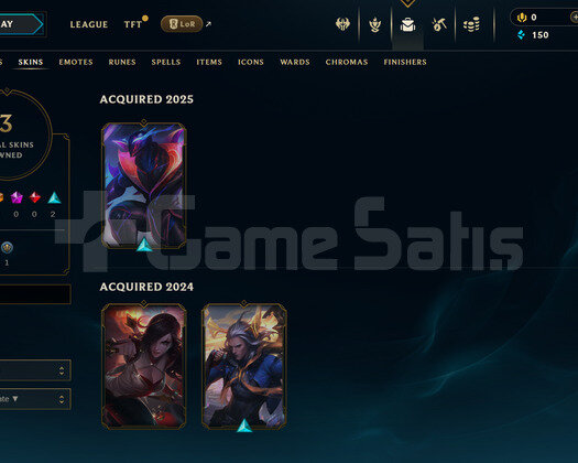EUW Geçen Sezon Plat | 3 Kostüm - 32 Hero | LoL He