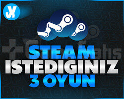 GARANTİLİ Steam İstediğiniz 3 Oyun