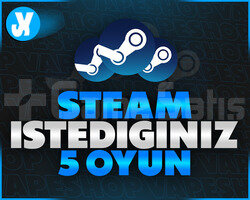 GARANTİLİ Steam İstediğiniz 5 Oyun