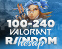 TR 100-240 Valorant Random Hesap