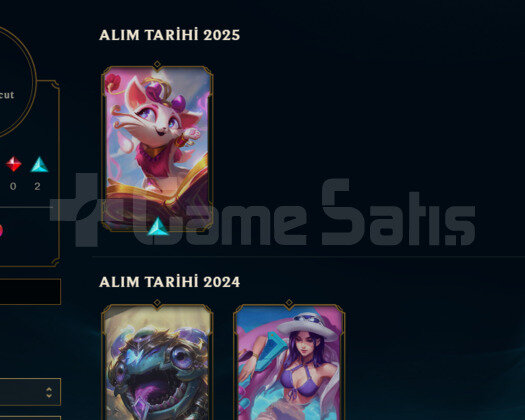 DERECELİ HAZIR / GEÇEN SEZON GOLD / WEST