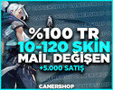 KESİN TR 10-120 SKİN Mail Değişen Vip Random