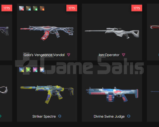 10K+ Vp Harcanmış 4 Vandal Skin Mailli