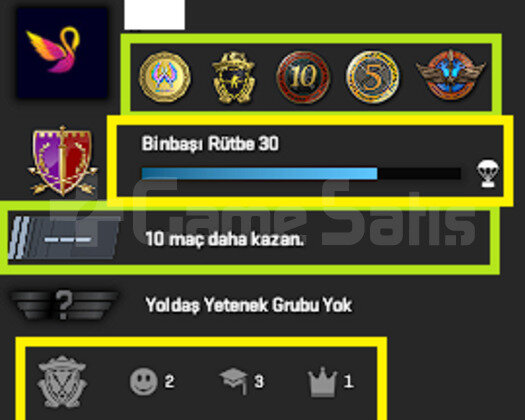 NADİR ! 5 MADALYA 203 WİN 532 SAAT SEÇKİN