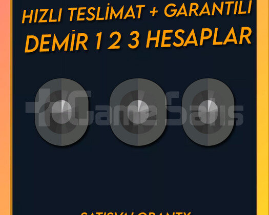 TR - DEMİR - MAİL DEĞİŞEN - ULTRA DÜŞÜK MMR!