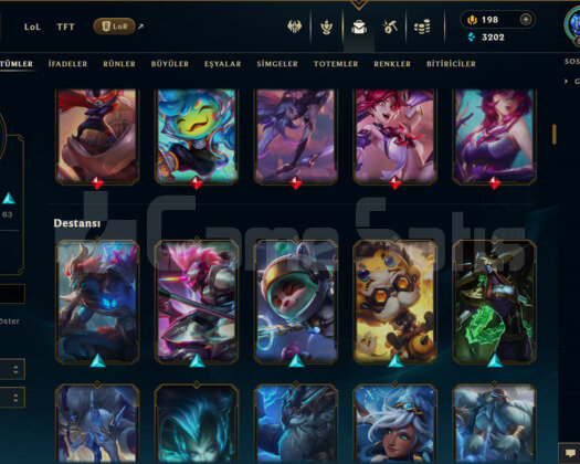 TR / 514 LEVEL / 196 SKİN / FUL HERO +MAİL