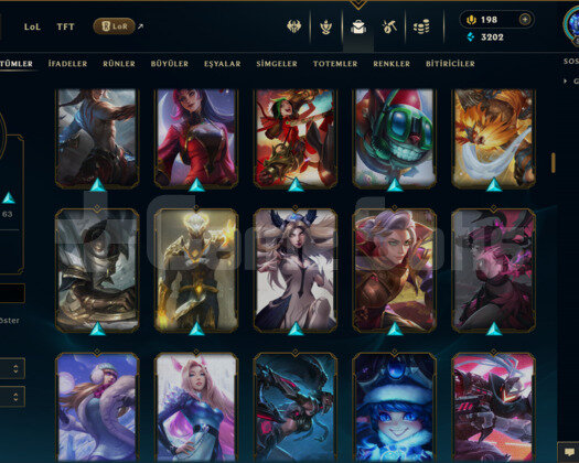 TR / 514 LEVEL / 196 SKİN / FUL HERO +MAİL