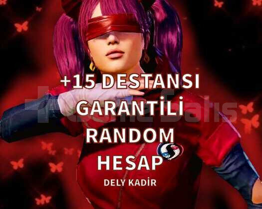 MİNİMUM 15 DESTANSILI |DOPDOLU| PUBG RANDOM HESAP