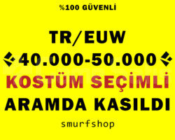 TR 40K MAVİ ÖZ  KOSTÜM SEÇİMLİ BAN YEMEZ