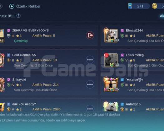 Mlbb Aktif Nerdeyse 7 Seviye Ekip