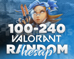 Valorant 100-240 Skinli random TR Hesap