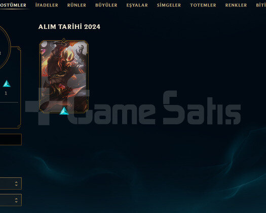 TR Unranked | 1 Kostüm - 37 Hero | LoL Hesap