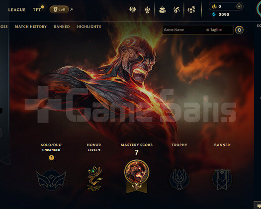 EUW Unranked | 25 Hero - 3 İade Hakkı | LoL Hesap