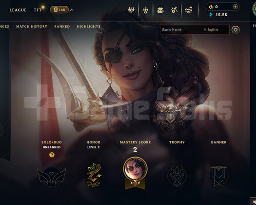 EUW Unranked | 25 Hero - 15K Mö | LoL Hesap