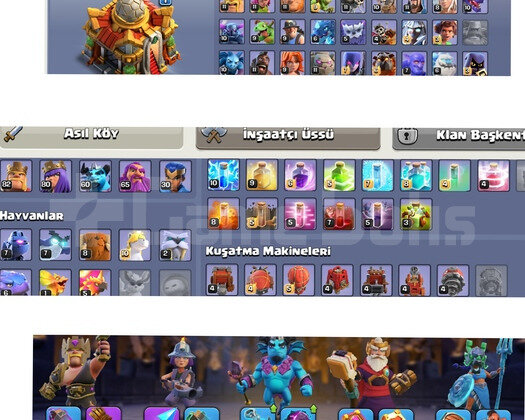 TH 16 KOLEKSİYONLUK HESAP +15 KOSTÜM