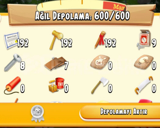 ARAZİ MALZEMESİ DOLU OYUN